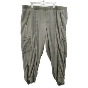 Lane Bryant Women's cargo jogger Pants Gray Size 26/28